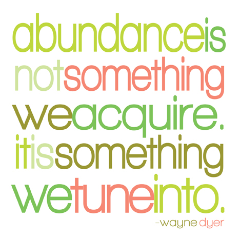 abundance quote